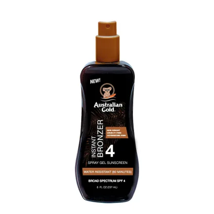 Protetor Solar Australian Gold Instant Bronzer Spf 4 237ml
