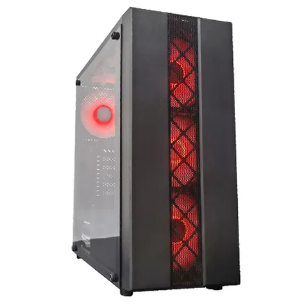 Gabinete Gamer Satellite Rgb Con 4 Coolers Atx