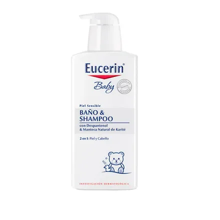 Eucerin Gel Ducha Shampoo Bebe Wash 400ml