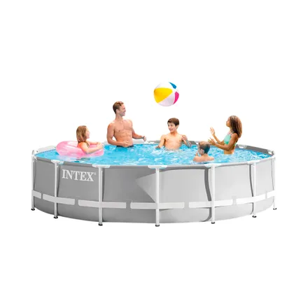 Piscina Intex Prism Frame 26719 De 12.706 L Con Bomba De Agua 110 V