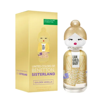 Perfume Benetton Sisterland Golden Vanilla Edp 80ml