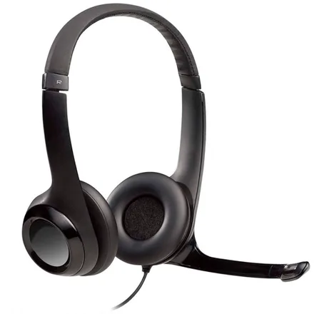 Headset Logitech H390 981-000014 USB – Preto
