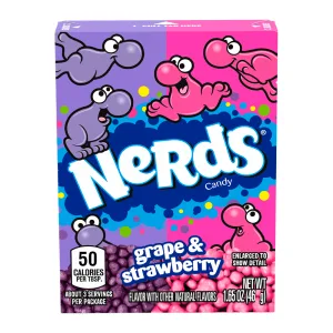 Bala Nerds Morango Uva 46g