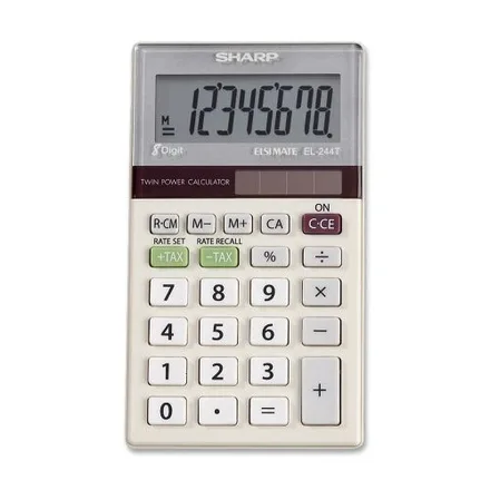 Calculadora Sharp 8 Digitos El 244TB