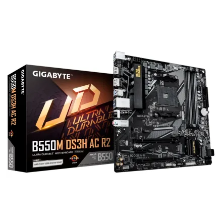 Placa Mae Gigabyte DS3H Ac R2 Ddr 4 Socket AM4 Chipset B550 Atx