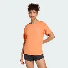 ADIDAS REMERA FEM RUN ESS TEE KD0626 NARANJA (T) S