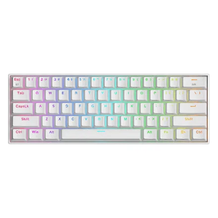 Teclado Gamer Redragon Pro Draconic K530W RGB Sem Fio - Branco