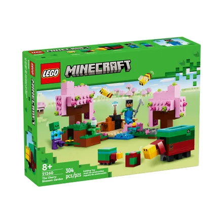 Juguete Construccion Lego Minecraft Cherry Blossom Garden 304 Piezas