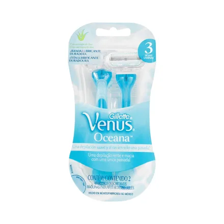 Rasuradora Desechable Gillette Venus Oceana 3 Hojas 2