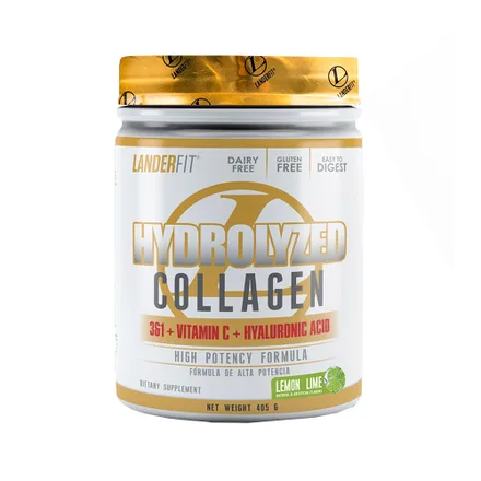 Suplemento Landerfit Hydrolyzed Collagen 3 1 Vitamina Acido Hialuronico 405 Gr