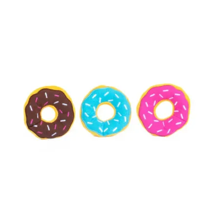 Zippy Paws Juguete Perro Miniz Donas 3P