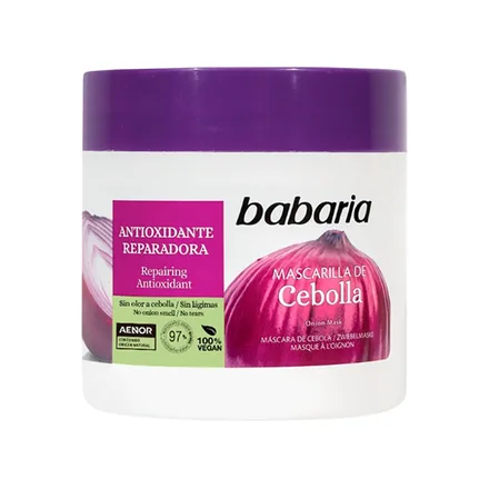 Mascara Capilar Babaria Cebolla Antioxidante 400ml