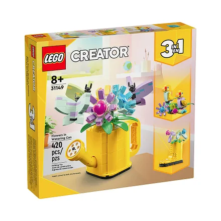 Juguete Construccion Lego Creator Flowers In Watering Can 3 En 1 420 Piezas