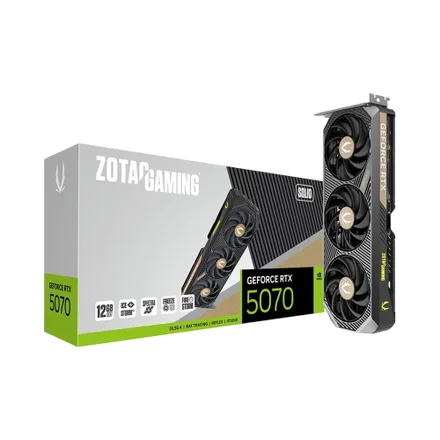 Placa Video Zotac Gaming Solid Geforce Rtx 5070 Gddr 7