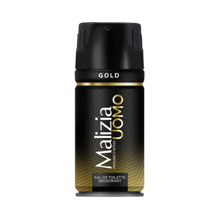 Desodorante Malizia Uomo Gold Eau Toilette 150ml