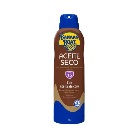Aceite Seco Protector Solar Banana Boat Fps 15 Spray 170g