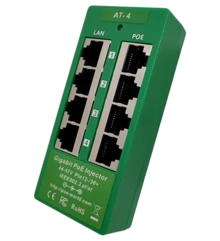Poe Injector 4 Portas Zq Activo At Gat