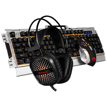 KIT GAMER MARVO SCORPION CM303 – MOUSE, TECLADO E FONE DE OUVIDO