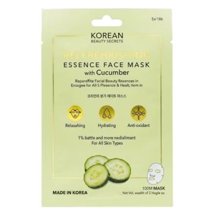 Mascarilla Cala Refreshing Essence Face Cucumber