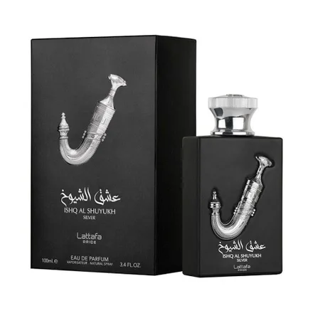 Perfume Lattafa Ishq Shuyukh Silver Eau Parfum 100ml
