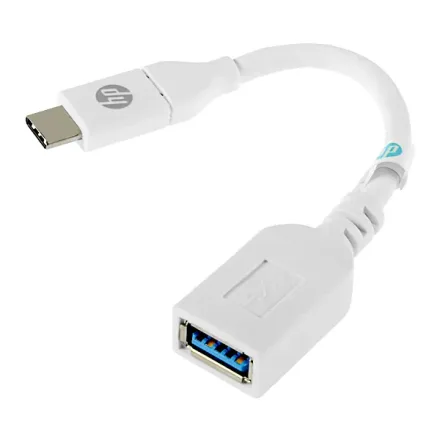 Adaptador USB-C para USB HP HP011GB - Branco