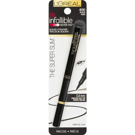 Delineador Oreal Super Slim Noir 400