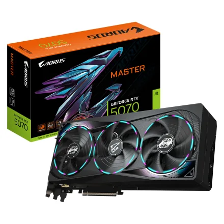 Placa Video Gigabyte Aorus Geforce Rtx 5070 Master Gddr 7 Gv 12GD