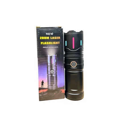 LANTERNA ZOOM LASER FLASHLIGHT USB
