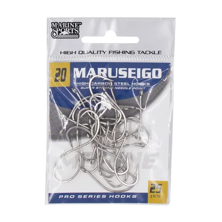 Anzuelo Marine Sports Maruseigo Nickel 20 25 Pcs