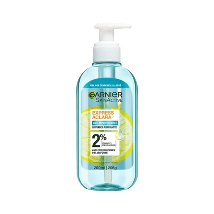 Gel Limpiador Garnier Express Aclara Anti Imperfecciones 200ml