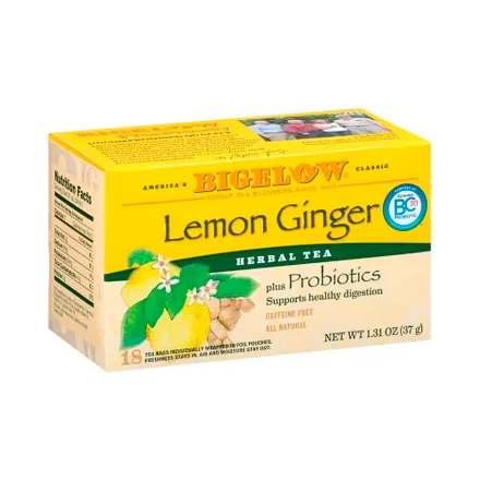 Te Bigelow Limon Jengibre 18 Bolsitas