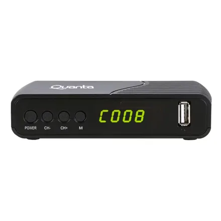 Conversor Digital Quanta QTCTV1130 Full HD USB HDMI para TV - Preto