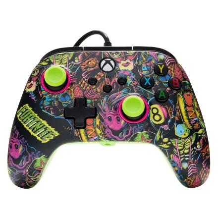 Controle PowerA Advantage Wired Fortnite Glow PWA-A-13671 para Xbox Series