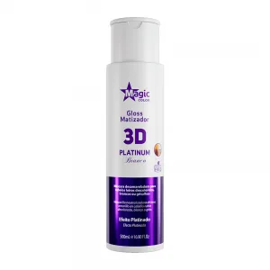 Mascara Desamareladora Magic Color 3D Efeito Platinado 500ml