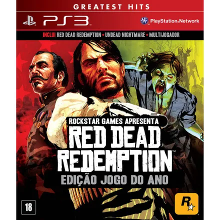 Jogo PS3 Dead Redemption Game Of Year
