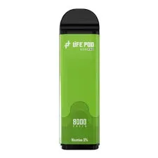 LIFE POD VAPER DESECHABLE ECO PRO 8000PUFFS SPEARMINT