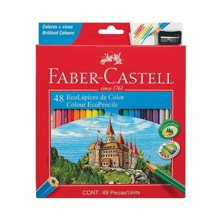 Ecolapices Color Faber Castell Ex Sacapuntas 48