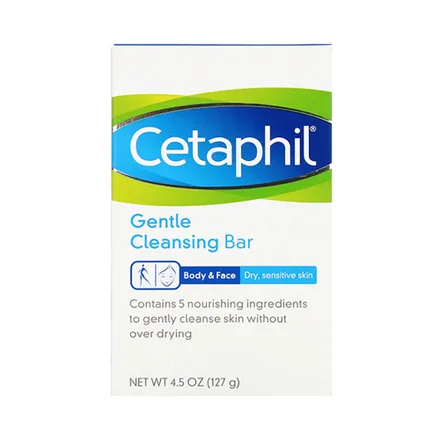 Jabon En Barra Cetaphil Gentle Cleansing Bar 127g