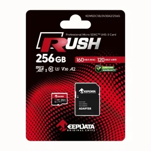 Cartao Microsd Keepdata Rush V30 A2 C10 256g 256GB