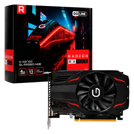 Placa Video Goline Radeon Rx 560 Gddr 5 Gl Danificada