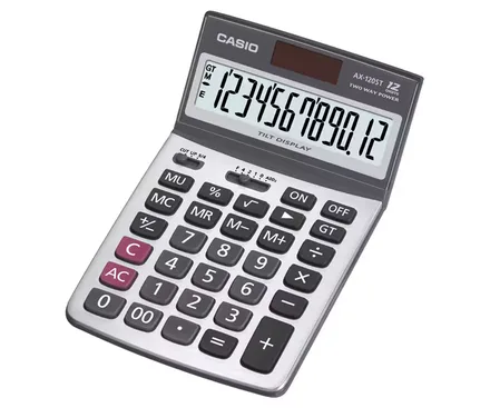 CASIO CALCULADORA AX-120ST SILVER