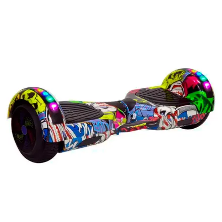 Scooter Elétrico HYE 6.5'' Bluetooth LED + Bolsa - Hip Hop