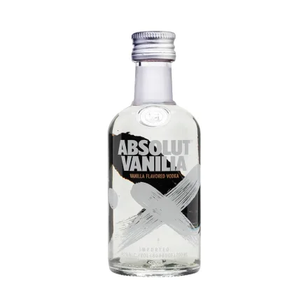 Vodka Absolut Miniatura Vainilla 50ml