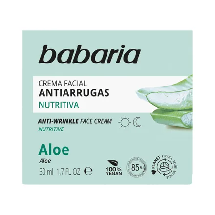 Crema Facial Babaria Anti Arrugas Aloe 50ml