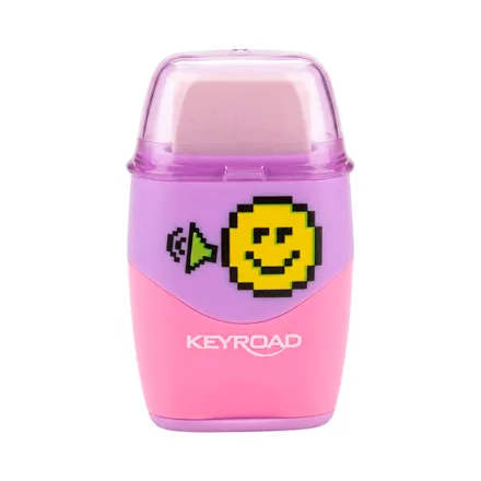 Sacapuntas Con Borrador Keyroad 1 Pieza
