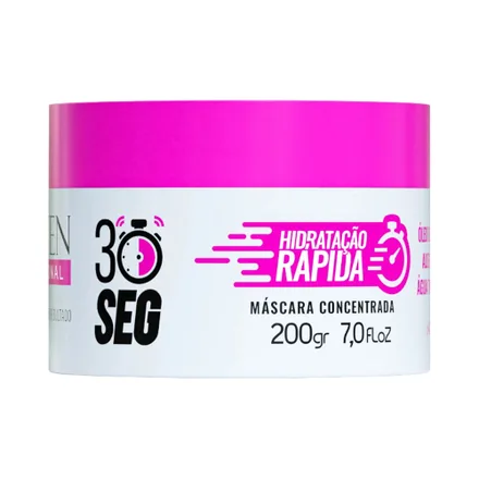 Mascarilla Capilar Glatten Professional 30 Segundos 200 Gr