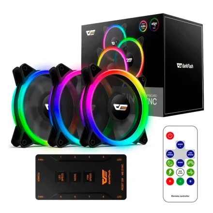 Cooler Fan Gabinete Aigo Darkflash DR12 Pro Argb 3 1