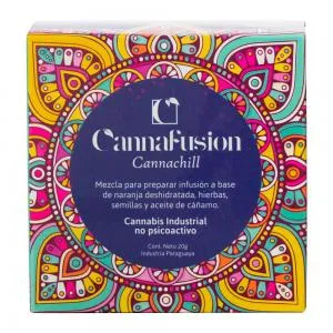 Cha Cannachill Base Hervas Cannabis 10 Saquinhos 20g