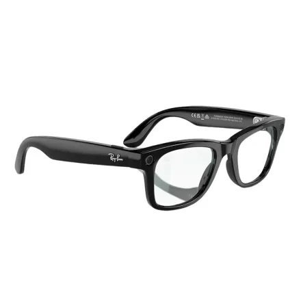 Oculos RAY BAN Meta Wayfarer RW4006 Shiny BLACK/ Clear