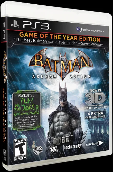 Jogo PS3 Batman Arkham Asylum Special